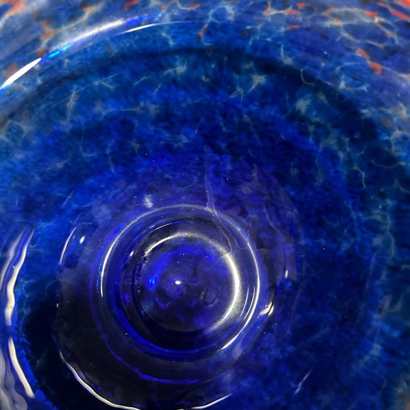 Bagi Art Studio Glass Pedestal Bowl - Picture 6 of 7